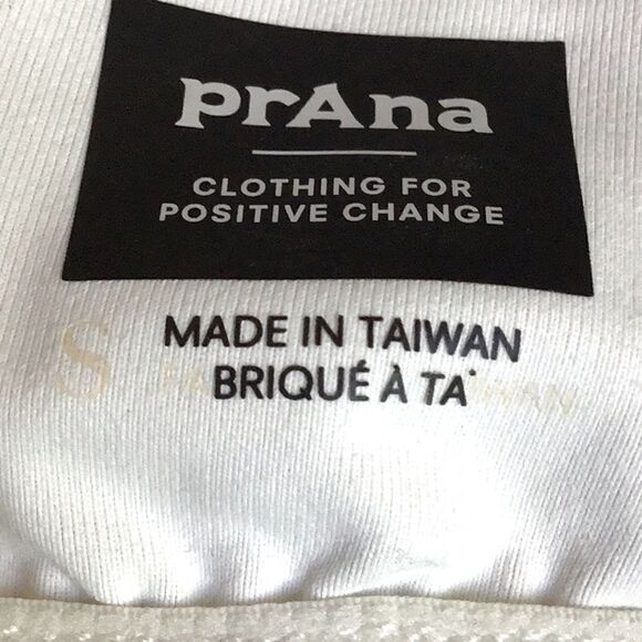 Prana Pearl Isla Green Pink Fitted Stretch Athleisure Dress in White Garden - Picture 13 of 13